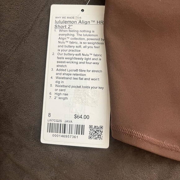 Lululemon Align high rise shorts - Picture 5 of 7